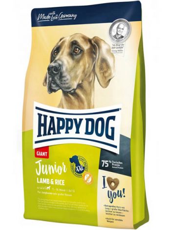 HAPPY DOG GIANT JUNIOR LAMB&RICE - 30KG (15KGx2)