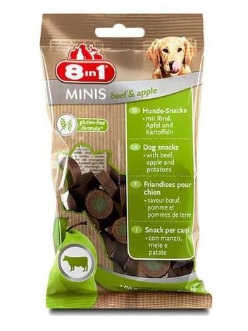 8 IN 1 MINIS BEEF & APPLE 100G