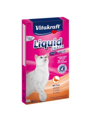 VITAKRAFT CAT LIQUID SNACK DUCK - 6x15G
